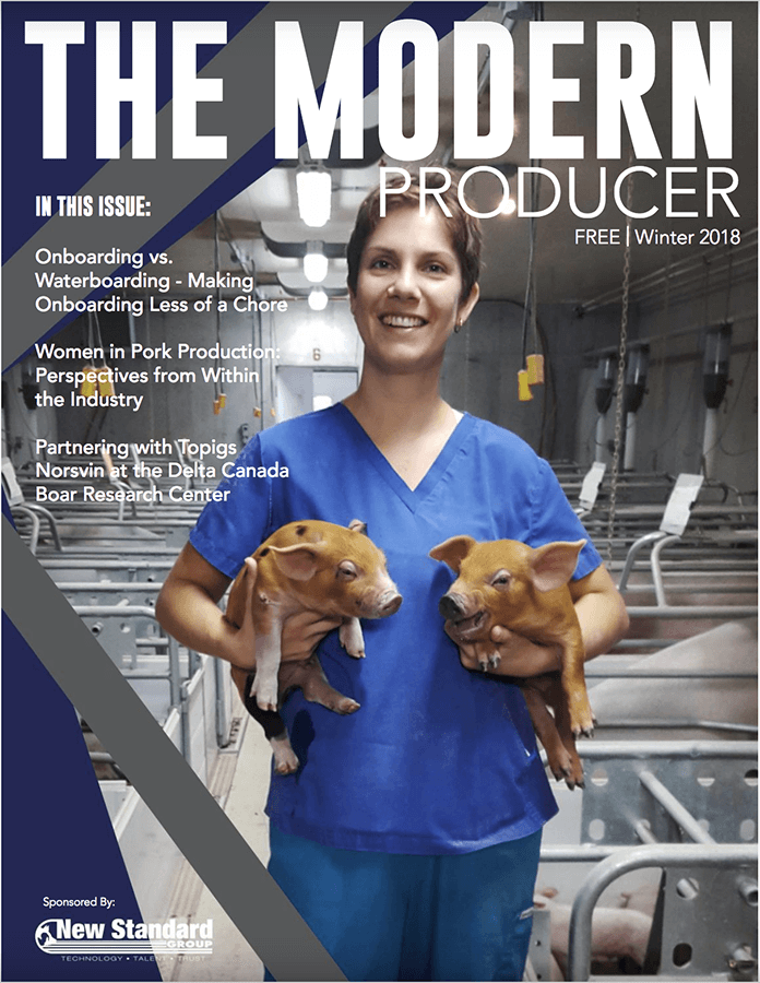 Magazine Cover of The Modern Producer, Winter 2018 Edition