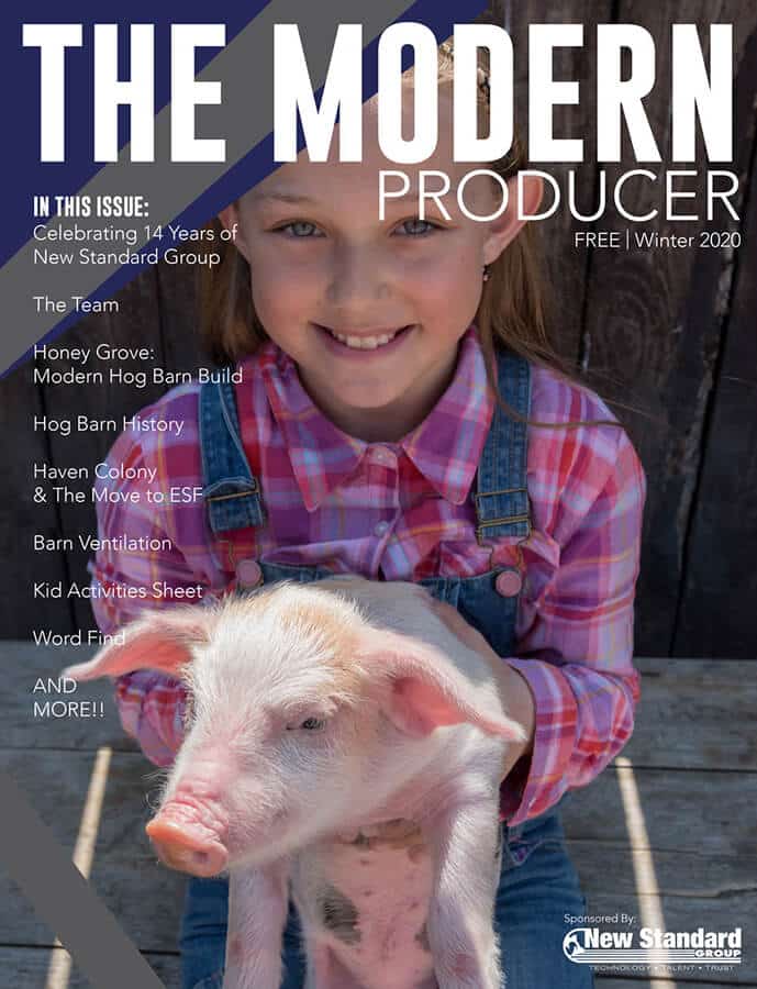 Magazine Cover of The Modern Producer, Winter 2020 Edition